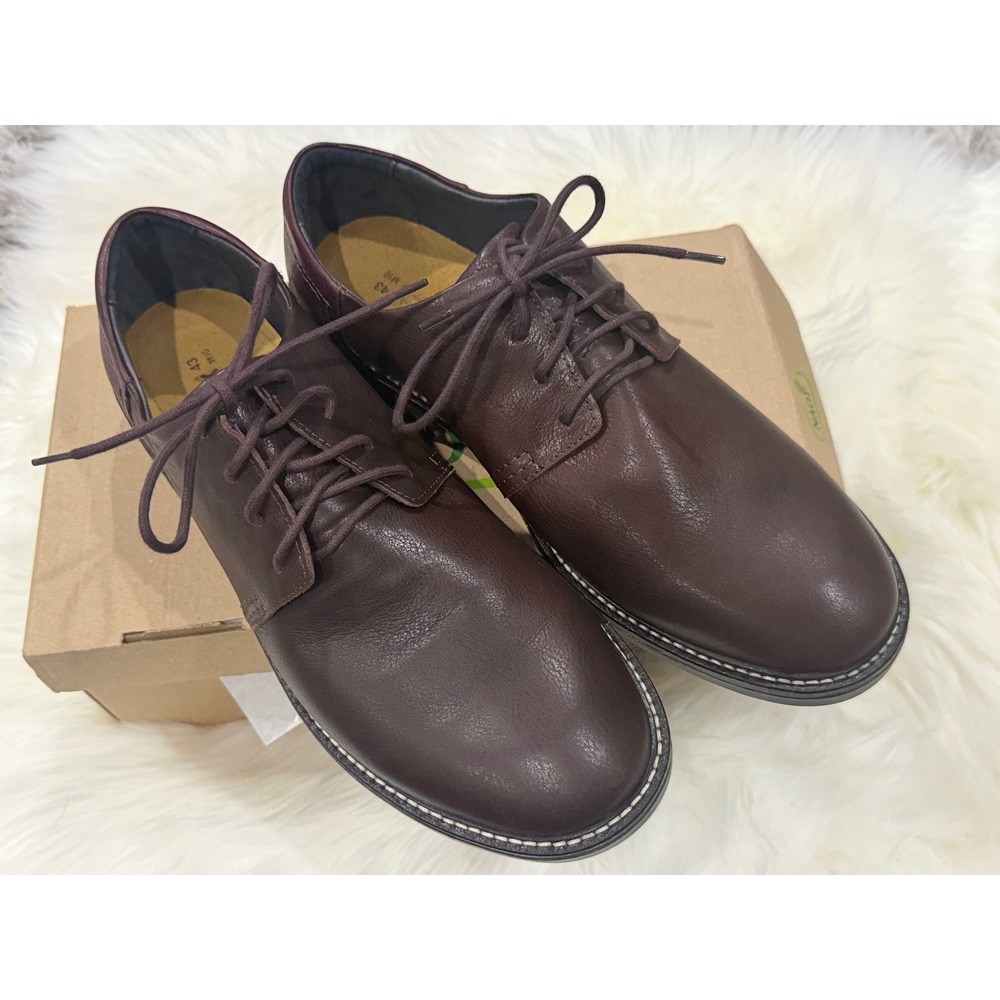 NAOT Chief Leather Shoes Men's Size 43 Brown Bordeaux Comfort Dress Casual